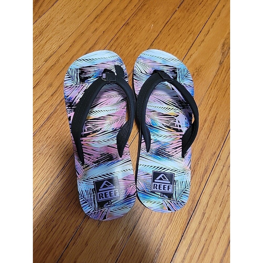 Reef Kid's AHI Flip Flop Unisex Size 3 Summer Beach Resort